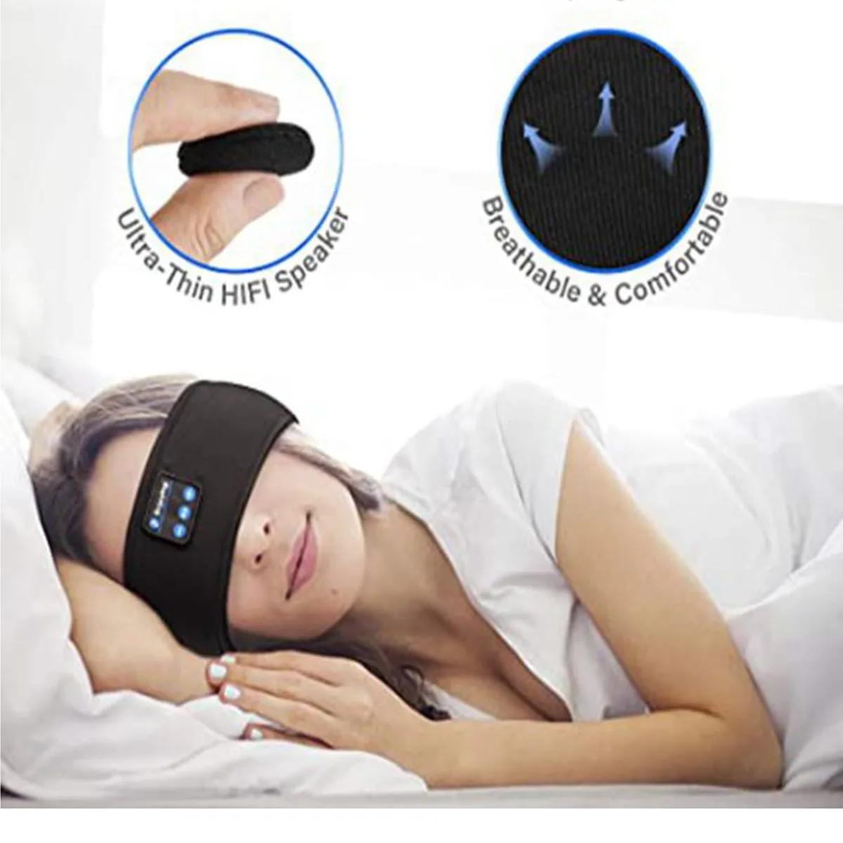 Cloud Headband With Bluetooth Speakers