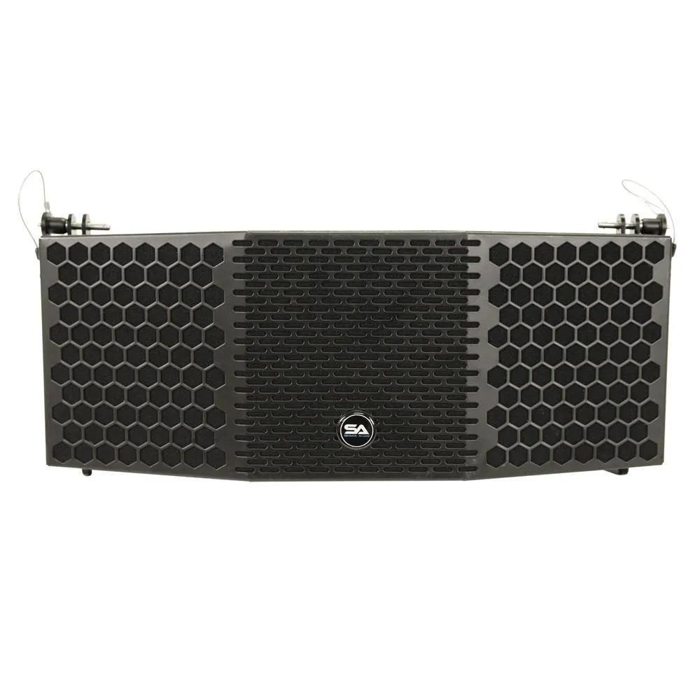 Compact 3x10 Line Array Subwoofer, Pair of Compact 2x5 Line Array Speakers, & Mounting Pole