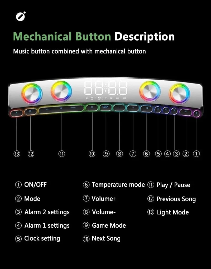 Computer speakers Bluetooth wireless gaming speakers