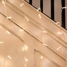 Core Connect 18m x 1m 864 Warm White Connectable Curtain Lights Clear Cable