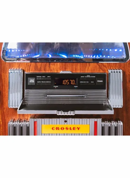 Crosley 48"H Digital LED Jukebox with Bluetooth - Walnut