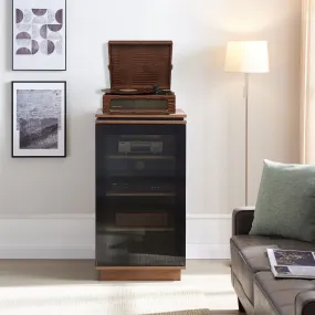 Crosley Voyager Brown Croc - Bluetooth Portable Turntable  & Record Storage Crate