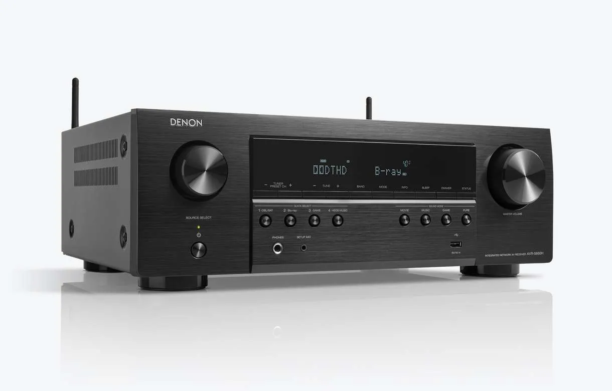 Denon AVR-S660H - 5.2 Channel 8K AV Receiver