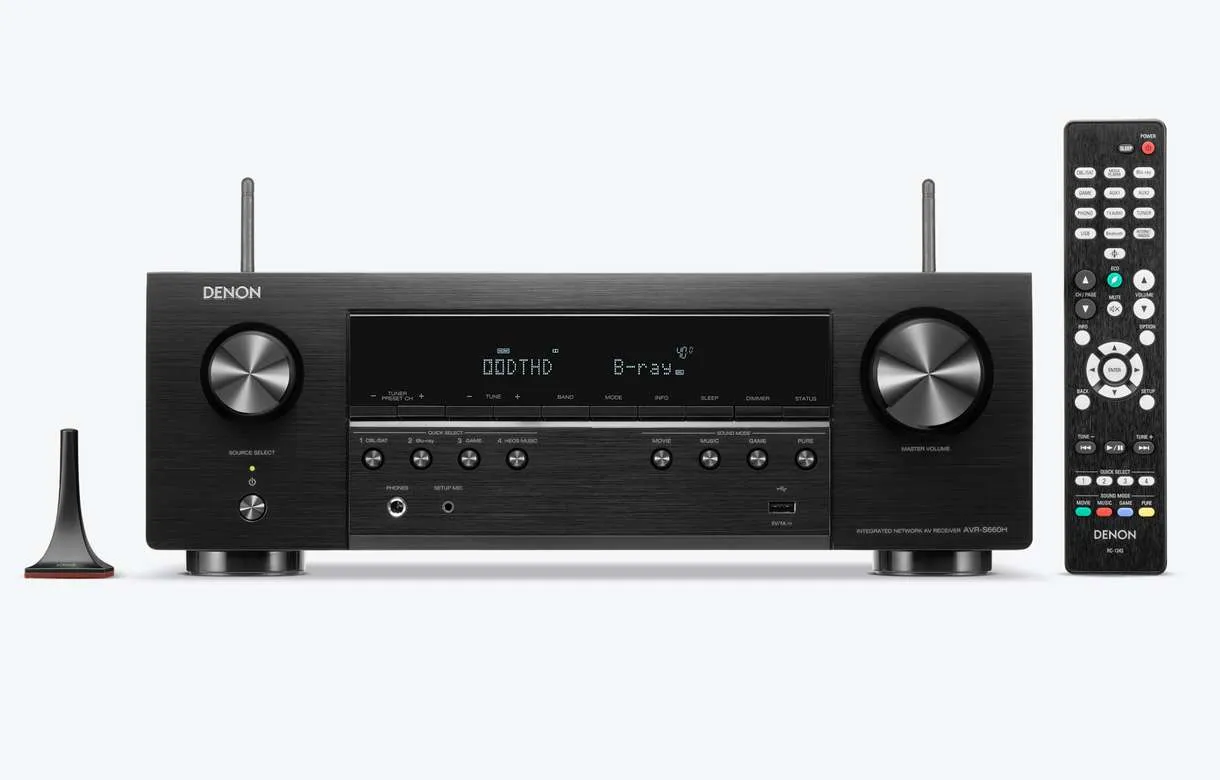 Denon AVR-S660H - 5.2 Channel 8K AV Receiver