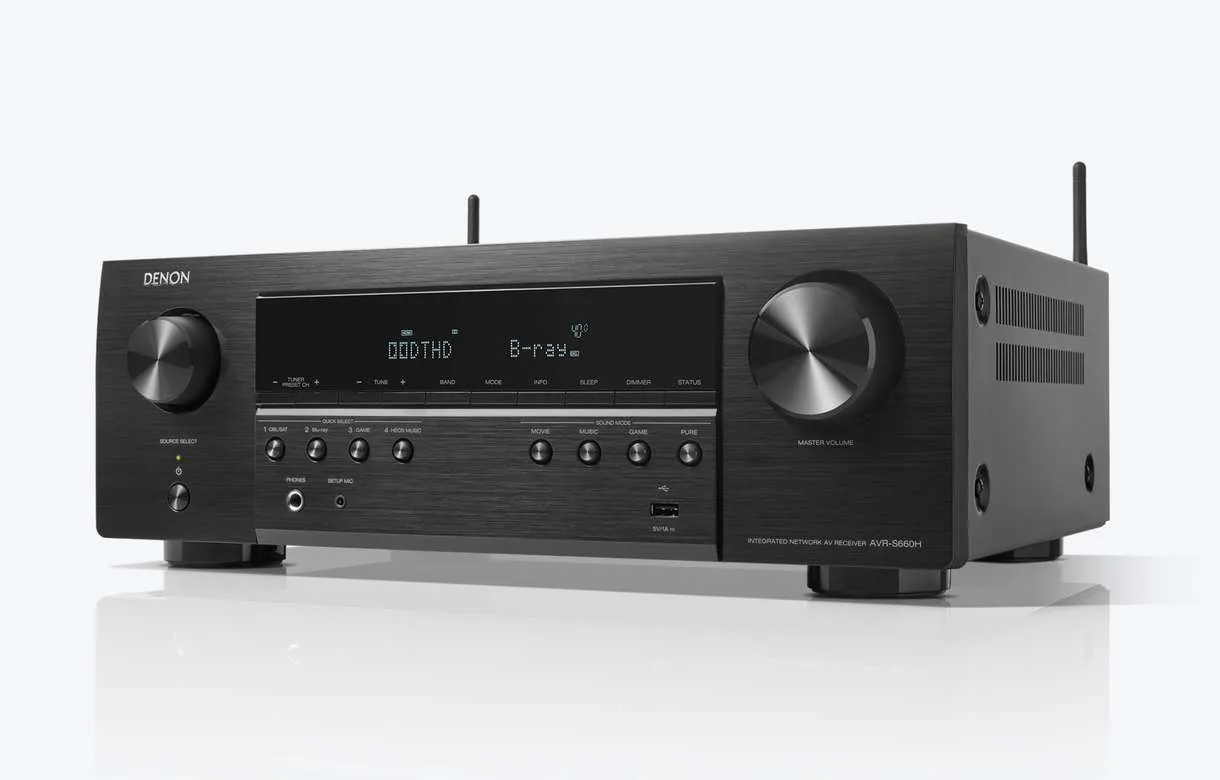 Denon AVR-S660H - 5.2 Channel 8K AV Receiver
