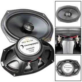 Diamond Audio 6x9" Coaxial Speakers 150 Watts Max Ohm 4 DES Series DES692 Pair