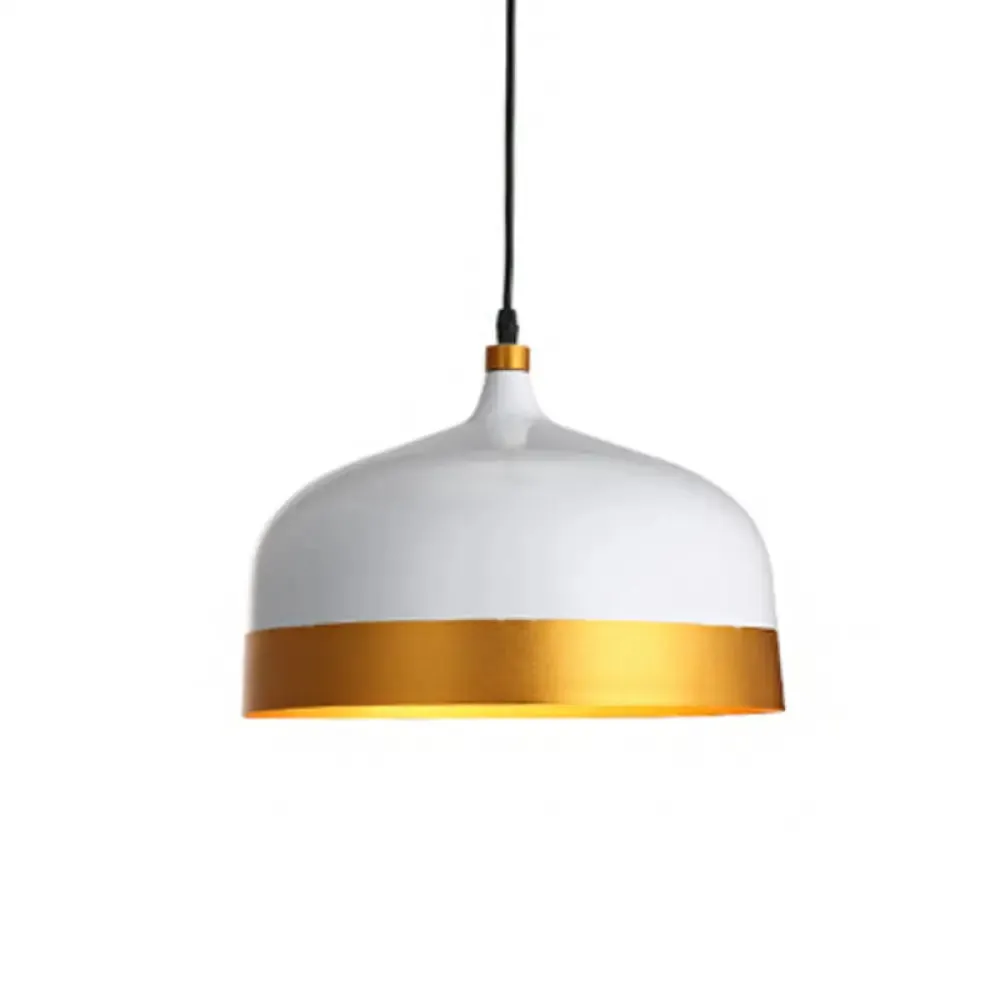 Dining Room Drop Lamp - Geometric Metal Design, 1 Head, Contemporary Hanging Light Kit