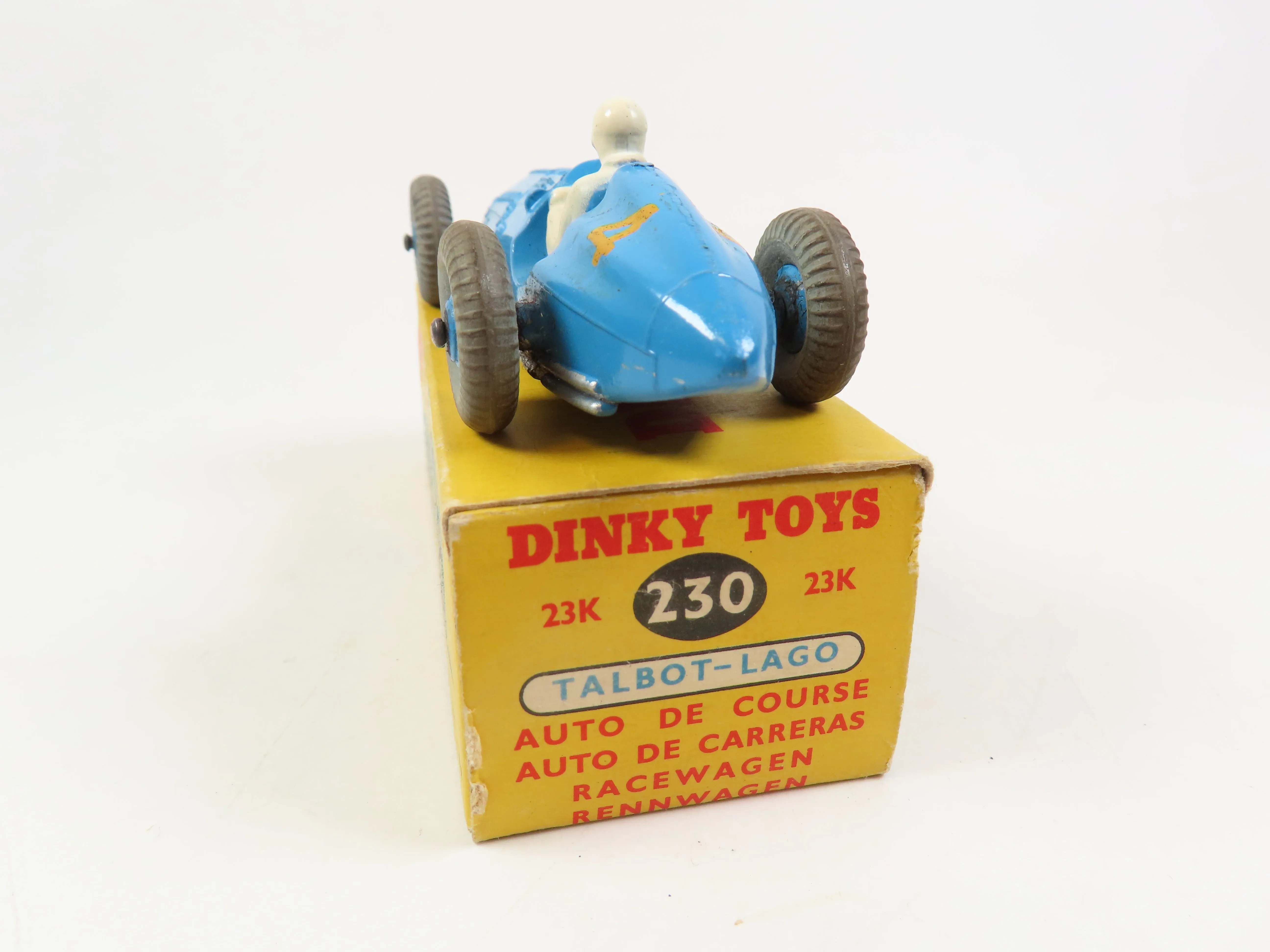 Dinky 230/23K  Talbot Lago Racing Car, Very Near MInt/Boxed!