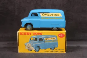 Dinky 481 Bedford 10cwt Van 'Ovaltine', 99.9% Mint/Boxed!