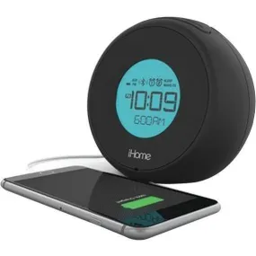 Dual Alarm Clock w/ Bluetooth Speakerphone & USB (Black) by IHOME IBT18BC