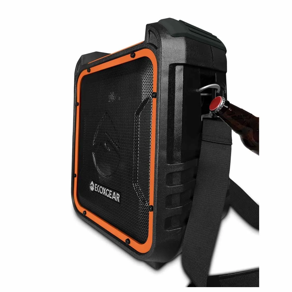 EcoXgear EcoXplorer Rugged Waterproof Shockproof Portable Bluetooth Speaker, AM/FM/Wireless, GDI-EXPLR100 Orange