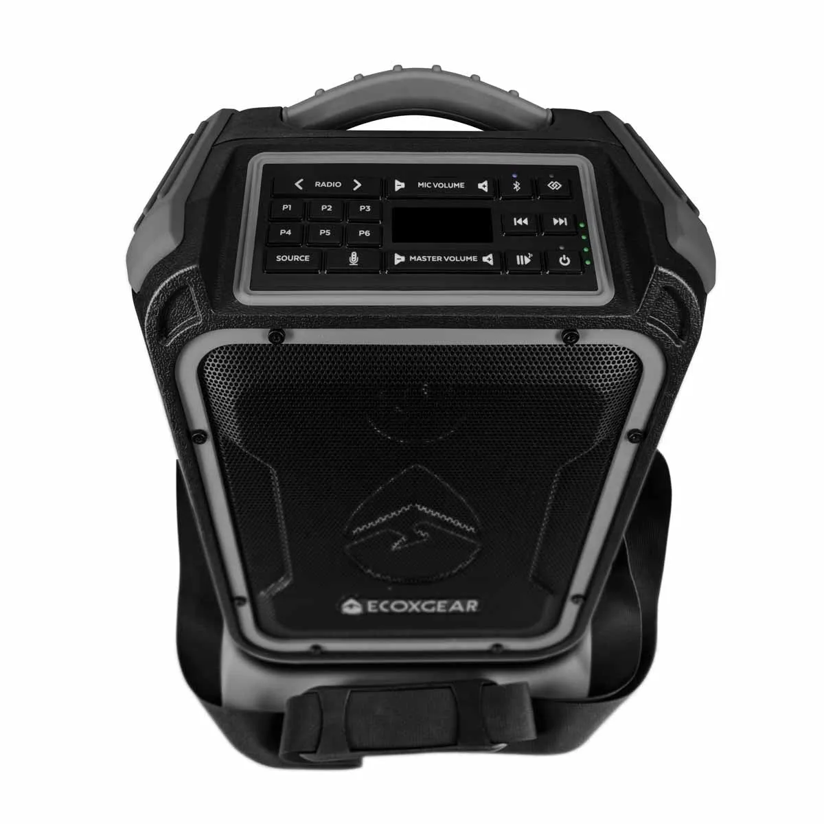 EcoXgear EcoXplorer Rugged Waterproof Shockproof Portable Bluetooth Speaker, AM/FM/Wireless, GDI-EXPLR110 Grey