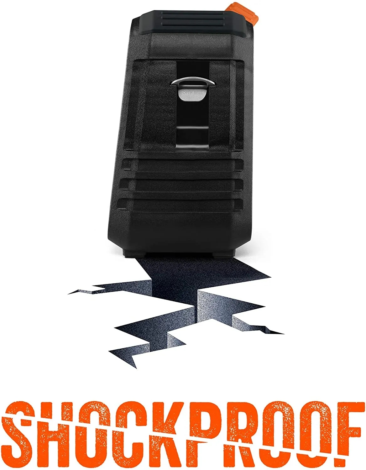 EcoXgear EcoXplorer Rugged Waterproof Shockproof Portable Bluetooth Speaker, AM/FM/Wireless, GDI-EXPLR110 Grey