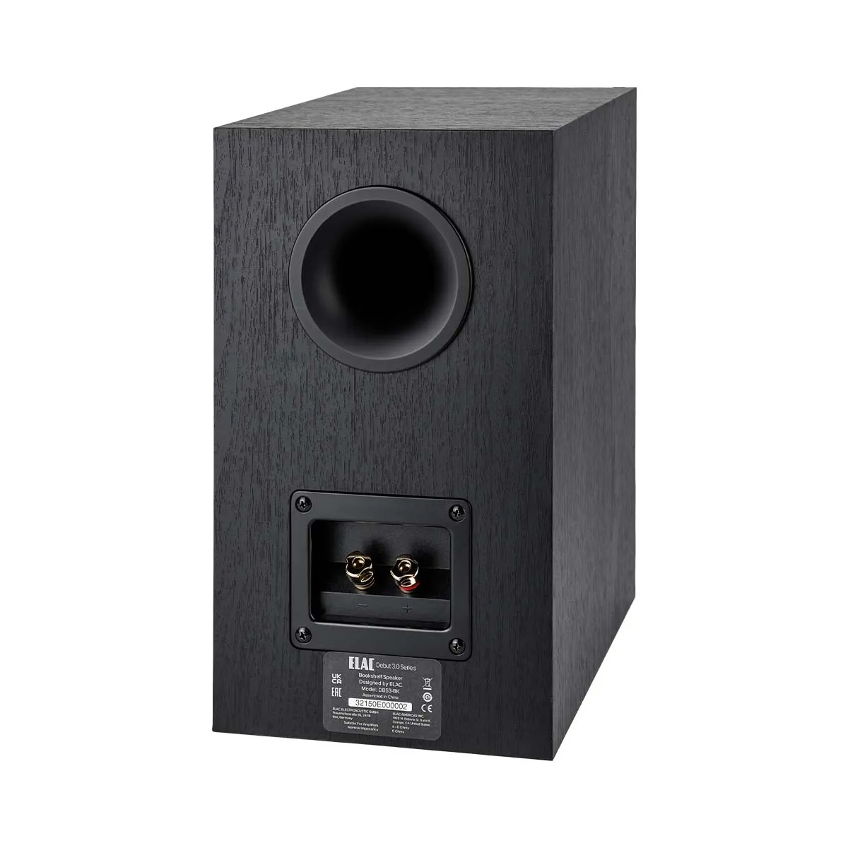 ELAC Debut 3.0 DB53 5.25" Bookshelf Speakers - Black - Pair