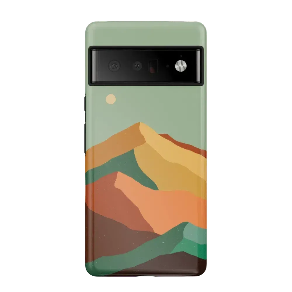 Endless Peaks | Colorblock Mountain Google Pixel Case