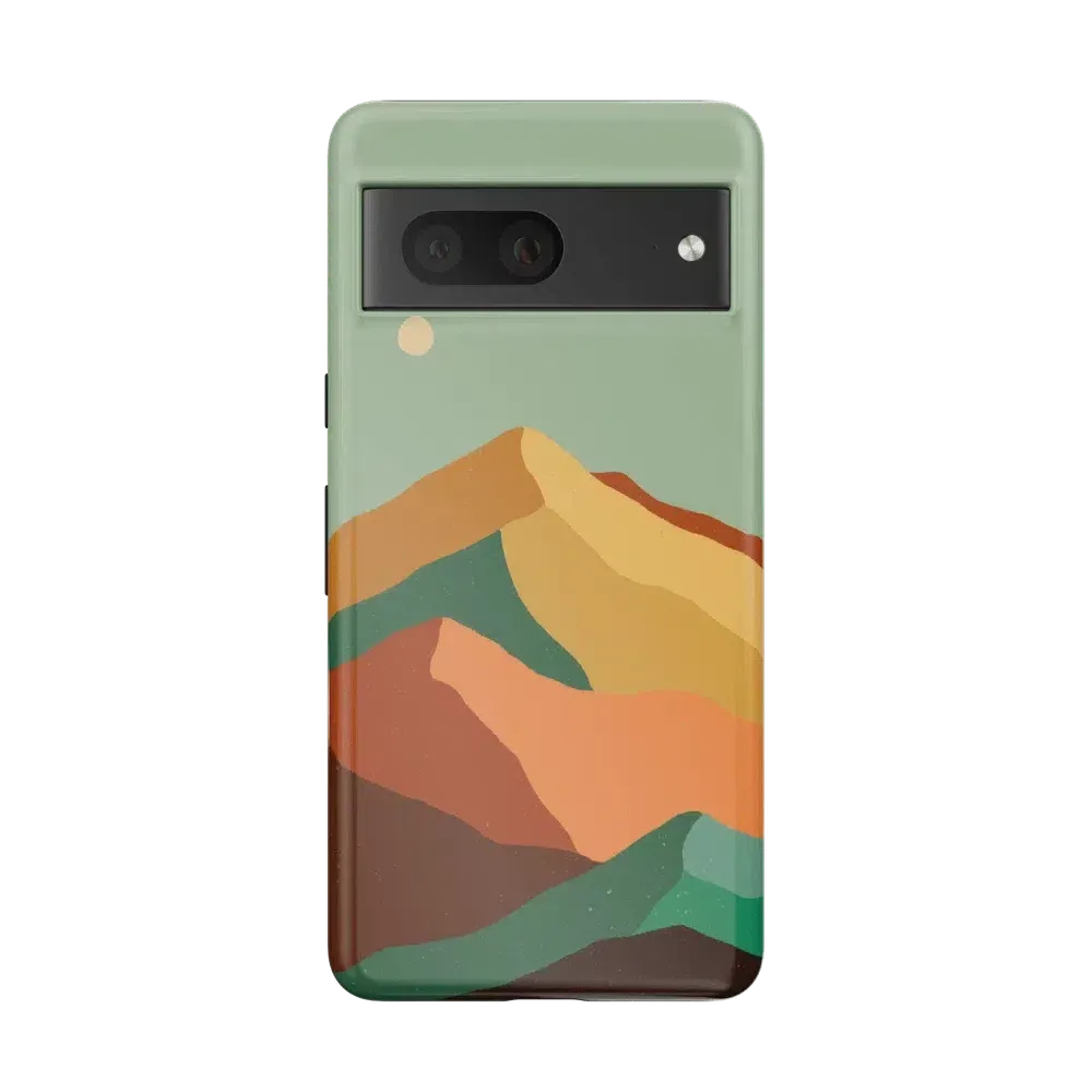 Endless Peaks | Colorblock Mountain Google Pixel Case