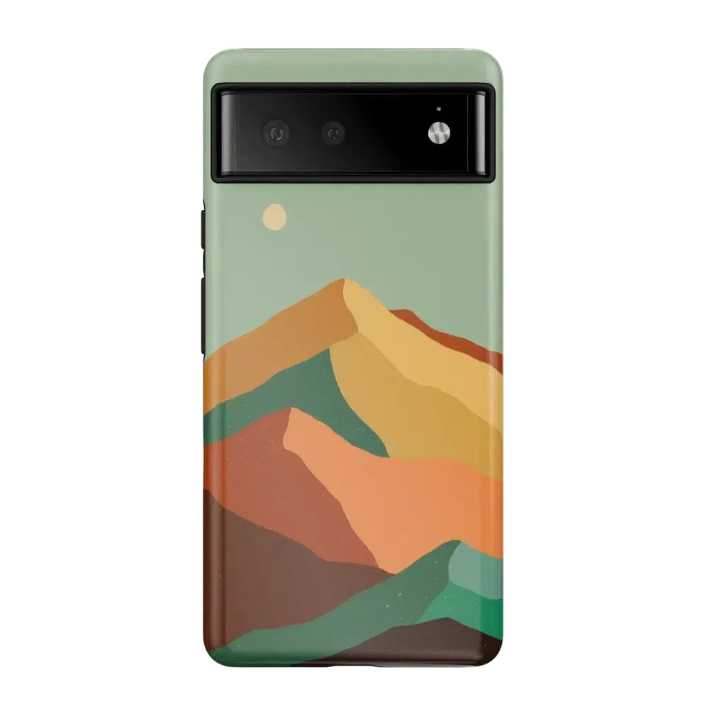 Endless Peaks | Colorblock Mountain Google Pixel Case