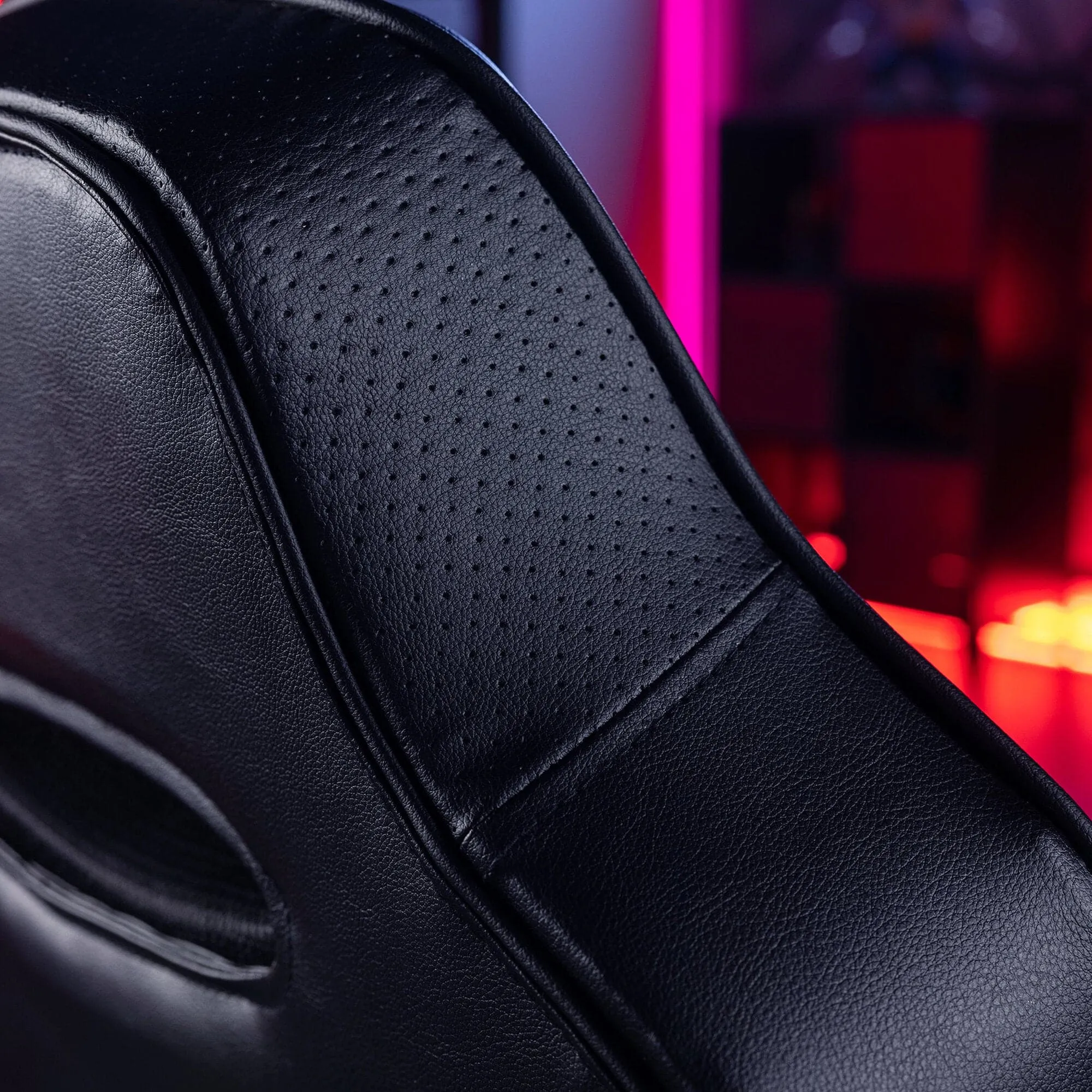 Falcon 2.1 Pedestal Gaming Chair, Black/White/Red
