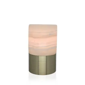 Filini Sugar & Spice Cinnamon Natural Stone Table Lamp (Set of 2)