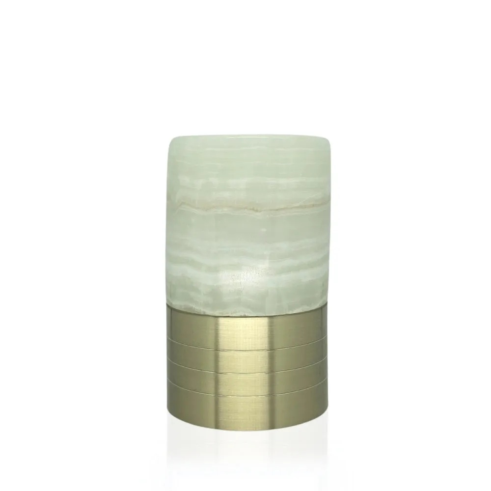 Filini Sugar & Spice Cinnamon Natural Stone Table Lamp (Set of 2)