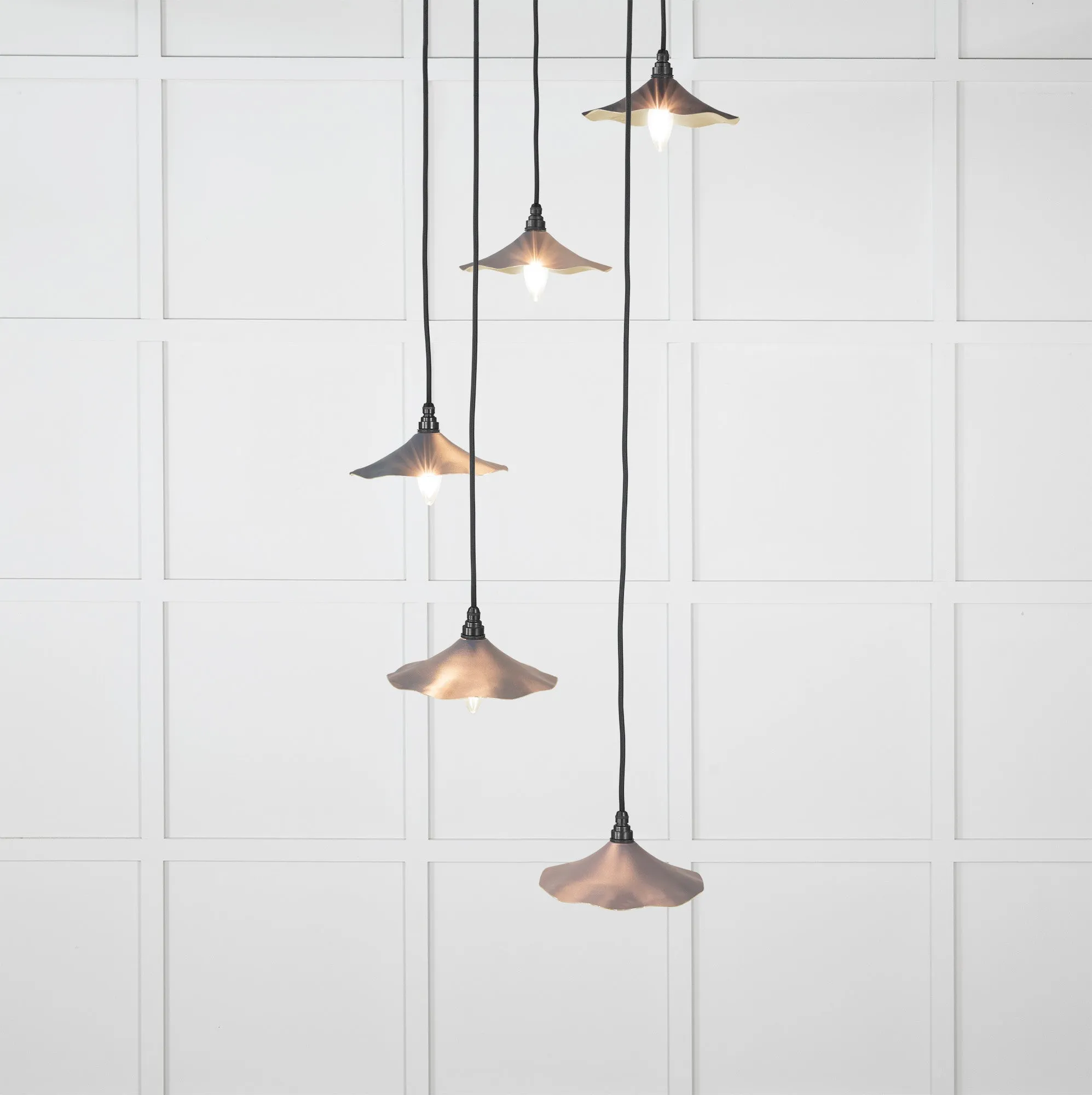 Flora Cluster Light in Slate