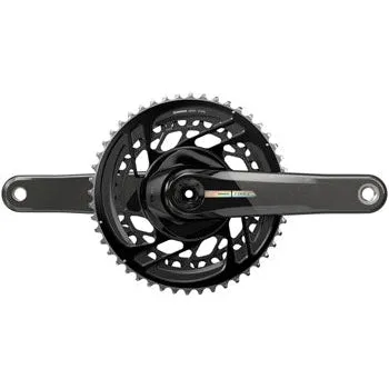 Force Bicycle Crankset - 175mm, 2x 12-Speed, 48/35t, Direct Mount, DUB Spindle Interface, Iridescent Gray, D2