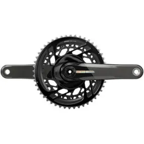 Force Bicycle Crankset - 175mm, 2x 12-Speed, 48/35t, Direct Mount, DUB Spindle Interface, Iridescent Gray, D2