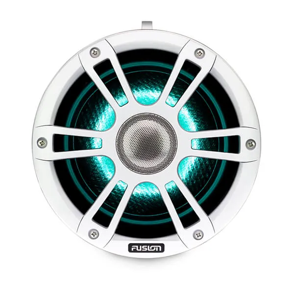 Fusion® 010-02437-01 Signature Series 3 8.8" 330 Watt Sports White Marine Wake Tower Speakers (Pair) with CRGBW