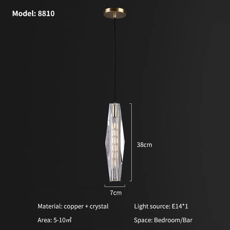 Futuna Crystal LED Pendant Light