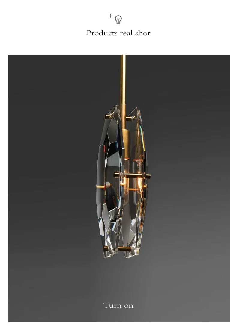 Futuna Crystal LED Pendant Light