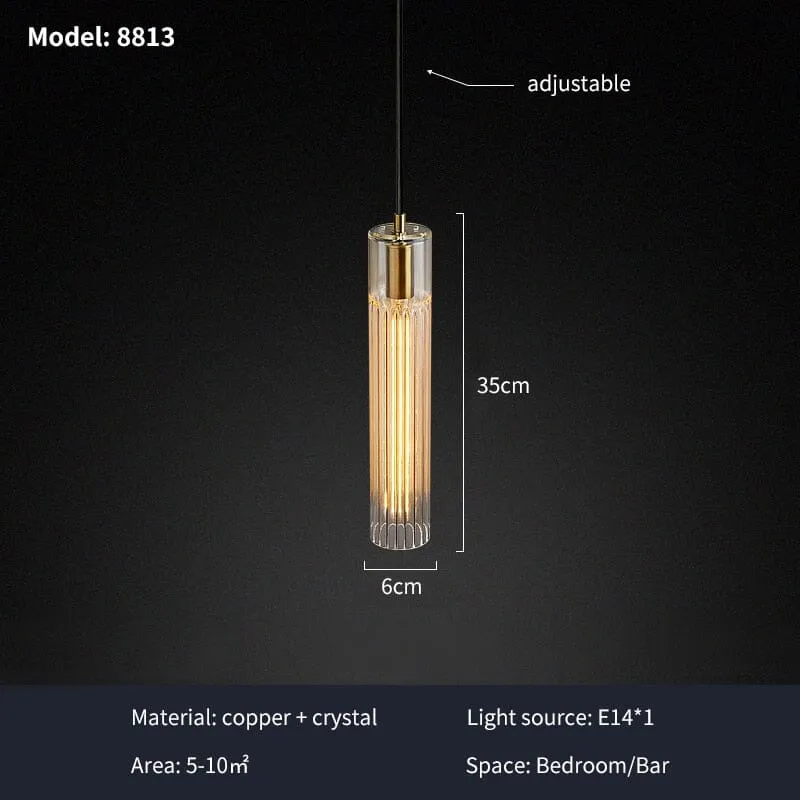 Futuna Crystal LED Pendant Light
