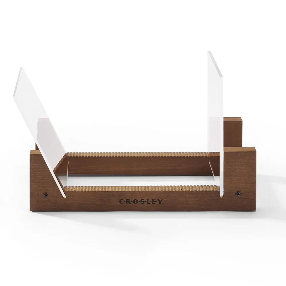 Gadhouse Brad MKII Record Player - Green   Bundled Crosley Record Storage Display Stand