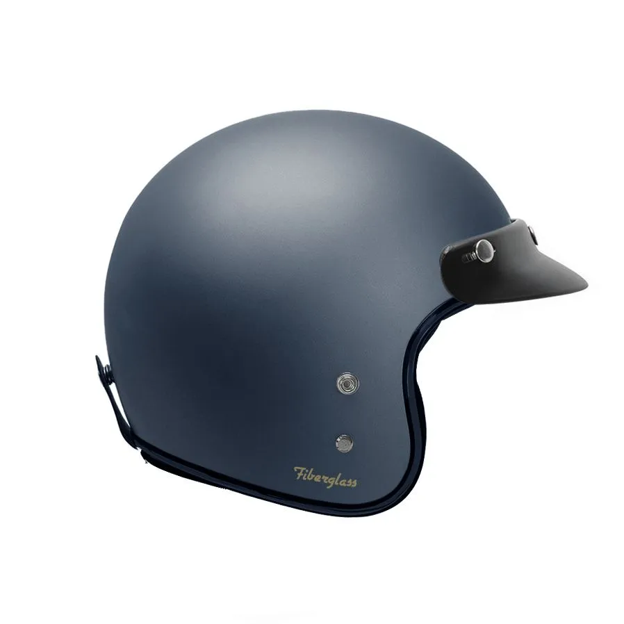 Garibaldi - Gari G02X Open Face Vintage Helmet - Matt Blue