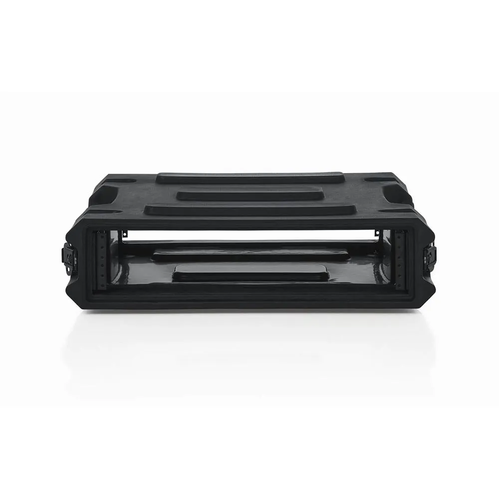 Gator Cases Pro-Series Molded Rack Case; 2U, 19" Deep