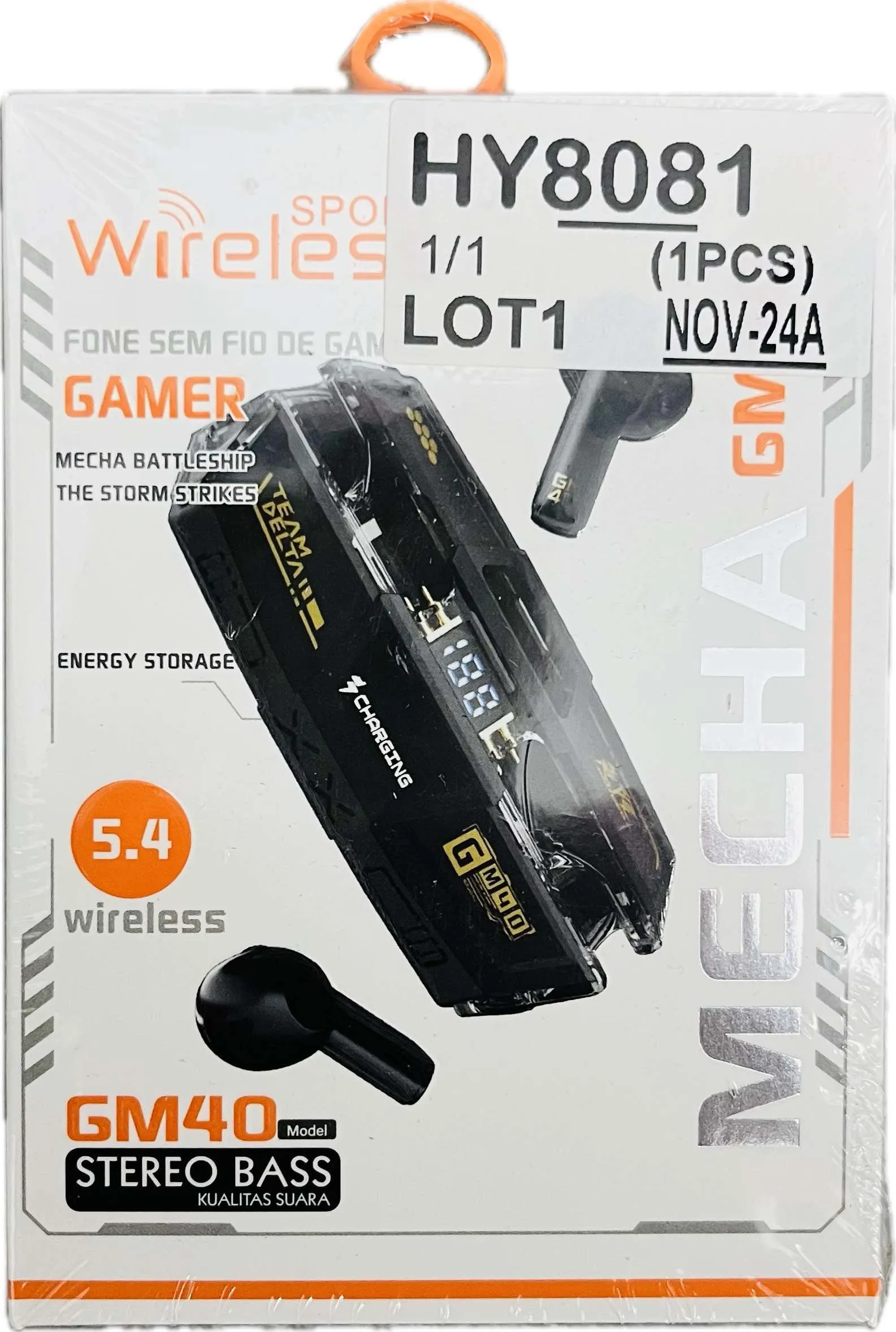 GM40 Stereo Bass Wireless Gamer Earphones