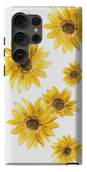Golden Garden | Yellow Sunflower Floral Samsung Case