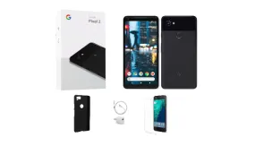 Google Pixel 2 64GB Factory Unlocked Bundle (Refurbished) - Ships Quick!