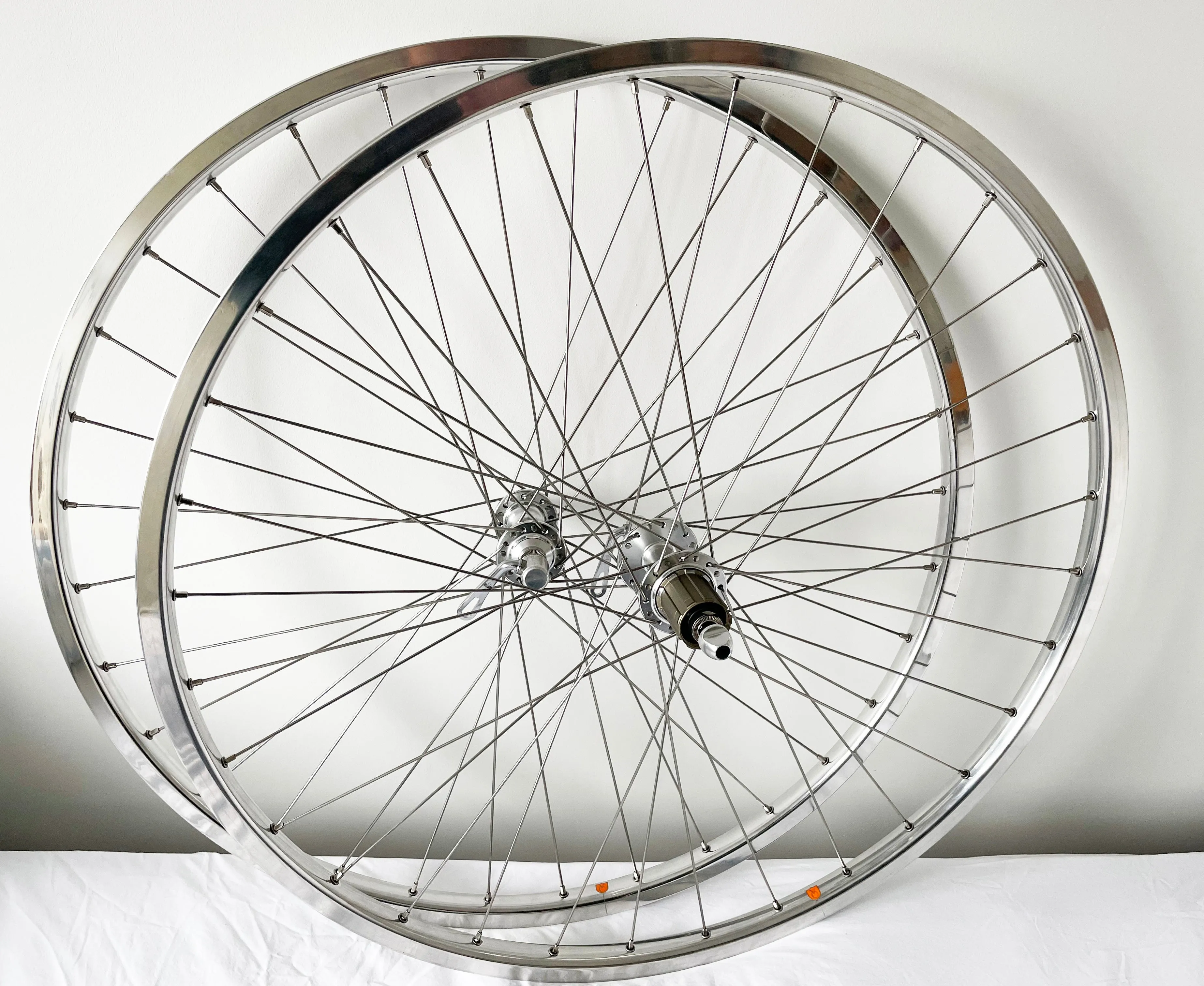 Grand Bois / Velo Orange Classic Wheelset 700C X 32 or 36 Holes, 27 1/4" x 36 holes SILVER