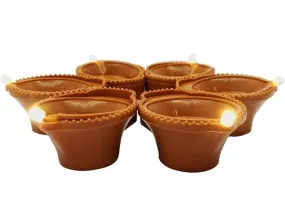 HKJ House Battery Operated Water Sensor Floating Candles LED Flameless Tealight Candles (9)