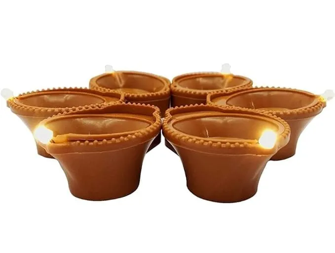 HKJ House Battery Operated Water Sensor Floating Candles LED Flameless Tealight Candles (9)