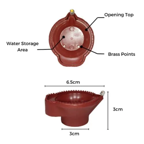 HKJ House Battery Operated Water Sensor Floating Candles LED Flameless Tealight Candles (9)
