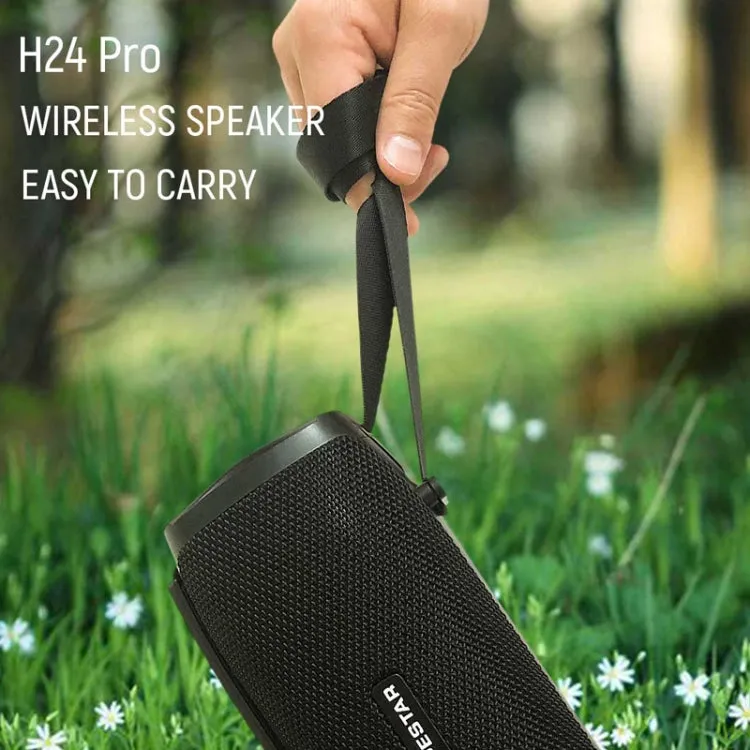 HOPESTAR H24 Pro TWS Bluetooth Speaker - Waterproof with Rhythm Light & Hands-free Calling for Outdoor Fun