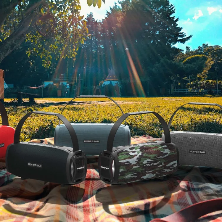 HOPESTAR H24 Pro TWS Bluetooth Speaker - Waterproof with Rhythm Light & Hands-free Calling for Outdoor Fun