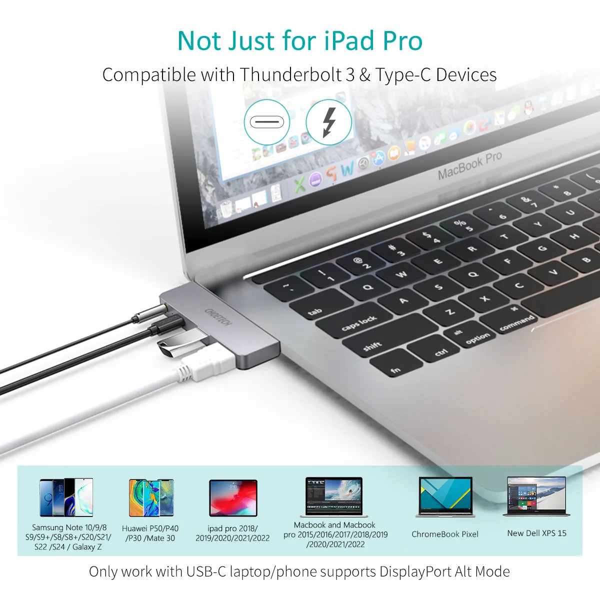 HUB-M13 Choetech 4-in-1 USB-C to HDMI Adapter