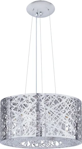 Inca 15.75" Wide 7 Light Multi-Light Pendant using G9 LED Bulbs in Polished Chrome