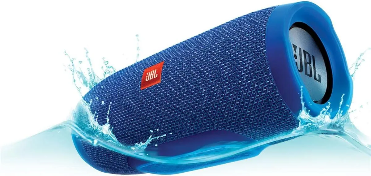 JBL Charge 3 Waterproof Bluetooth Speaker -Blue