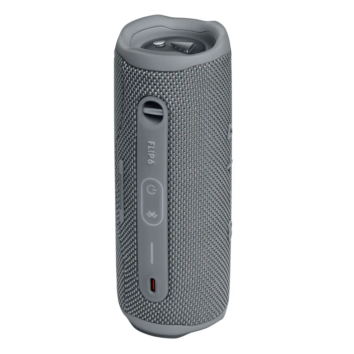 JBL Flip 6 Waterproof Portable Speaker with gSport Silicone Sleeve (Gray)