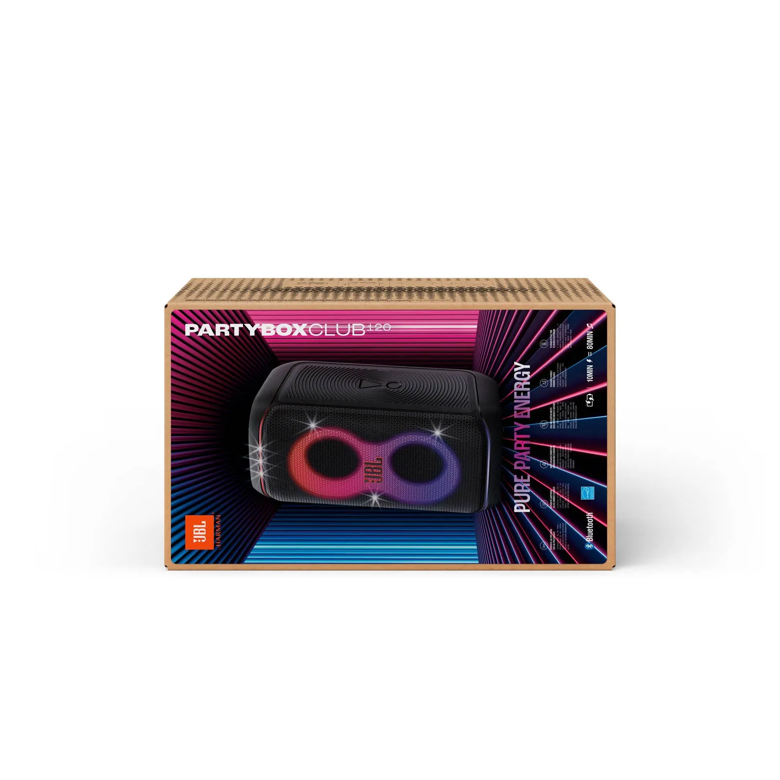 JBL Partybox Club 120 Portable Party Speaker - Black