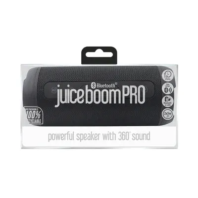 Juice Boom Pro Bluetooth Speaker – Black