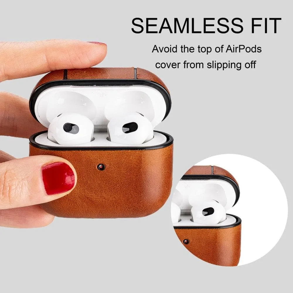 Juni Genuine Leather Cases for Apple AirPods 3rd Generation
